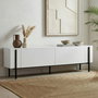 Nordure Nexus Mesa de TV Blanco y Negro